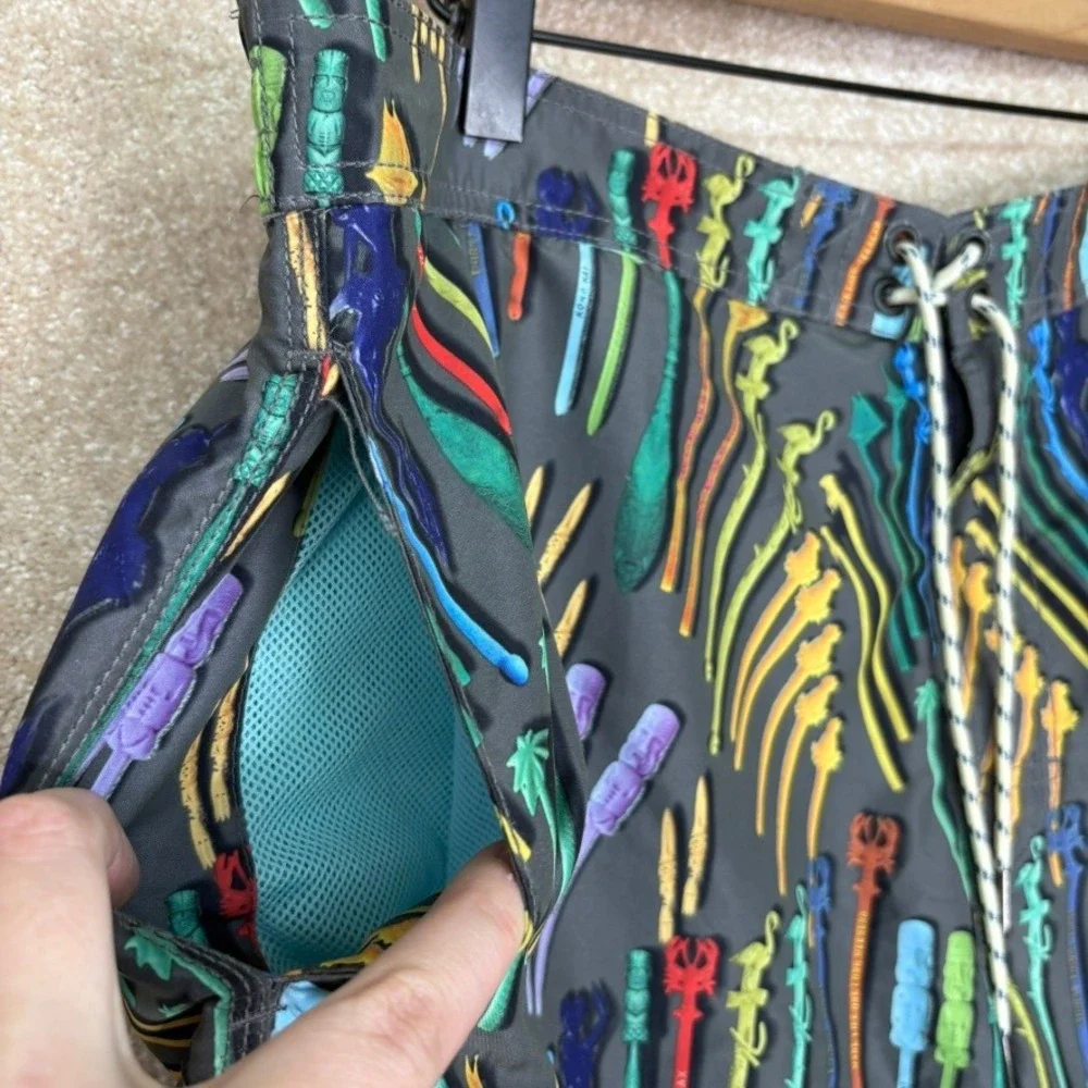 Tommy Bahama Swim Trunks Mens Size‎ XL Tropical Hawaiian Tiki Vacation